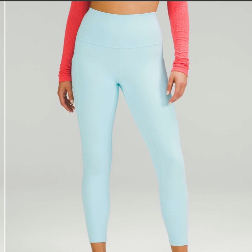 NWOT Lululemon Align High-Rise Pant with Pockets 25" Icing Blue